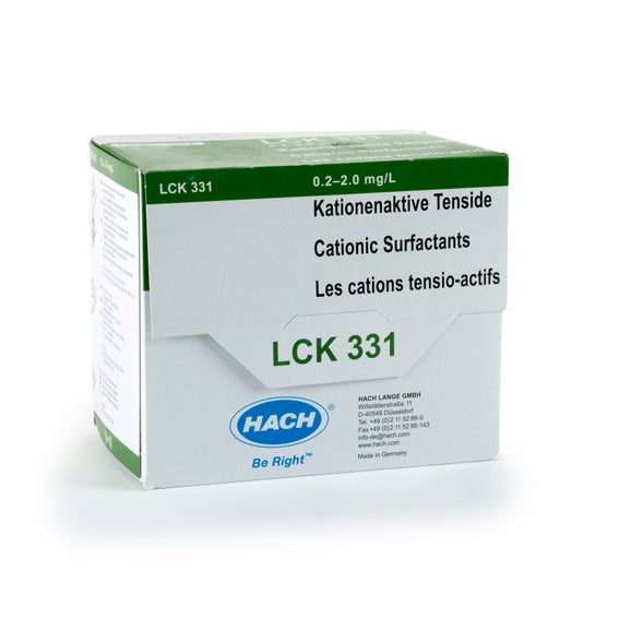 Test en cuve pour les surfactifs cationiques 0,2-2,0 mg/L